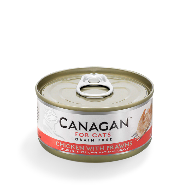 Canagan Conserves pour chats - Poulet & Crevettes 75g